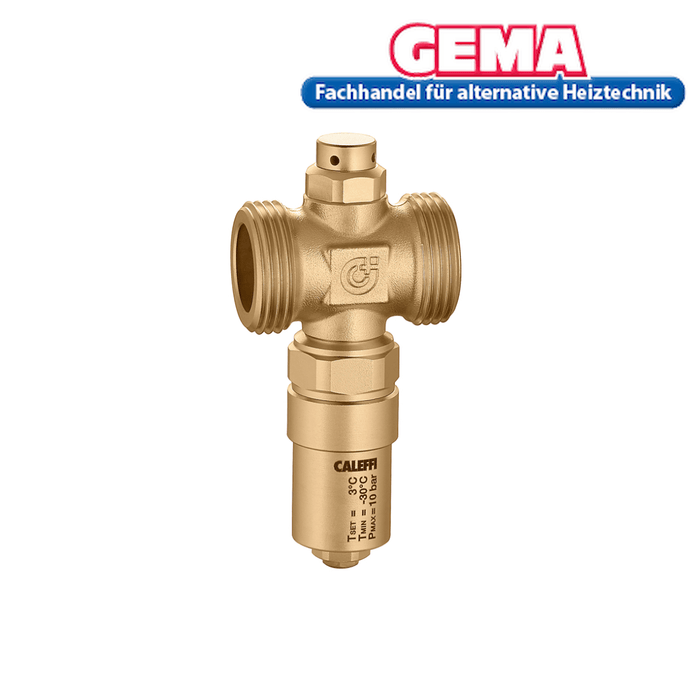 Caleffi Frostschutzventil für Wärmepumpen 🔧, schützt vor Frost und Schäden ❄️ in Heizsystemen. Messinggehäuse, 1"