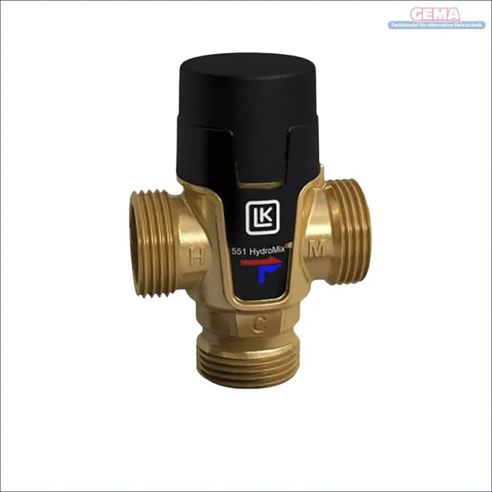 Brass Thermostatisches Mischventil für Warmwasser und Heizung Produktname Asymmetrisches Thermostatisches Mischventil