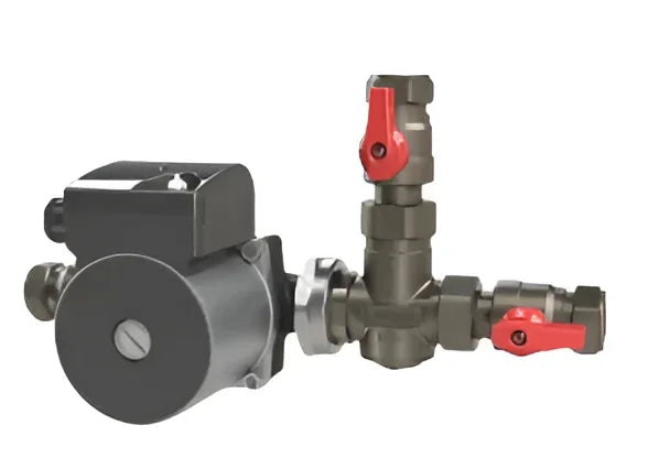 Kreiselpumpe mit integrierten Ventilen und Anschlüssen für Heizsystem Laddomat 11-30