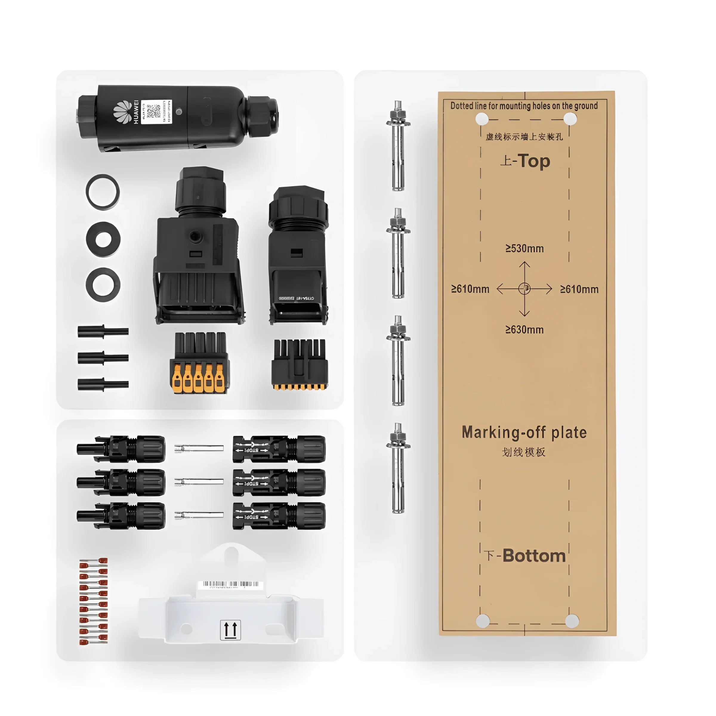 Solarmodul-Installation Kit für 10 kWp PV-Anlage mit Glas-Glas Black Frame und 15kW Speicher