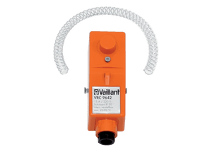 Vaillant VRC 9642 thermostat, orange ⚙️, featuring advanced technology for efficient heating control.