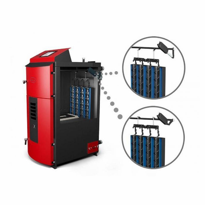 Attack SLX Kombikessel für Holz und Pellets 25 kW