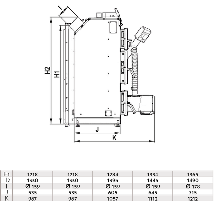 Pelletkessel Defro Komfort Ekopell 14|20|25 kW