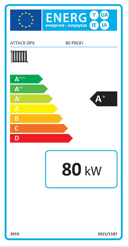 Kotao za plinofikaciju drva Attack DPX 80 Profi 80 kW