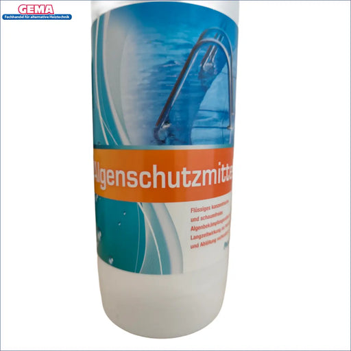 Algenschutzmittel 1L für sauberes 🏊‍♀️Poolwasser 💧. Effektiver Schutz gegen Algen für ungestörtes Badevergnügen.