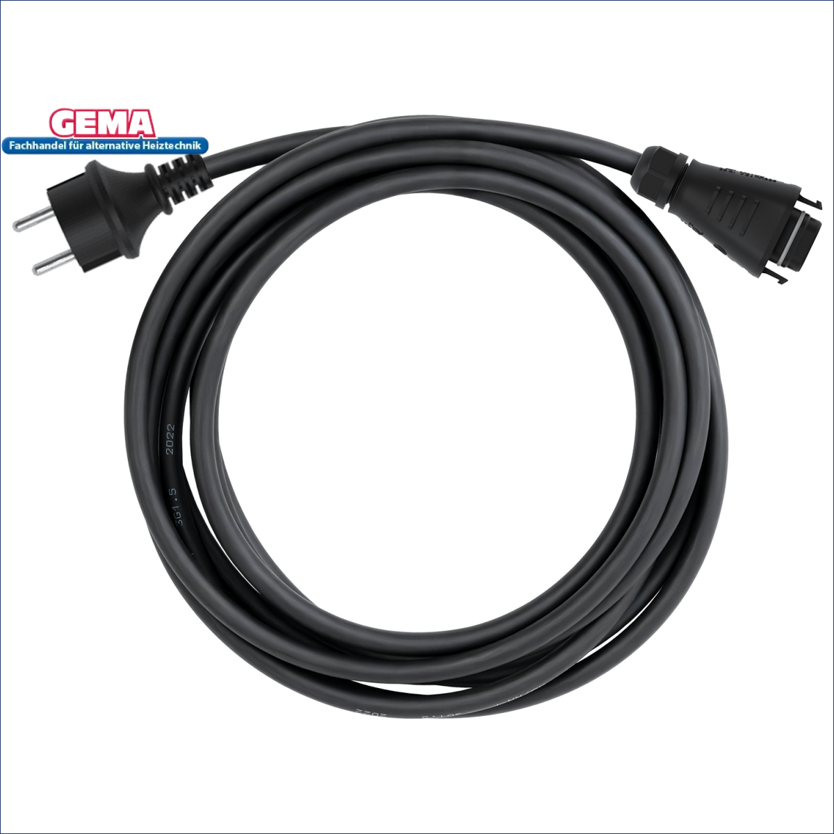Schwarzes Field Connector mit Stecker und Steckdose Kabel für Mikrowechselrichter entwickelt