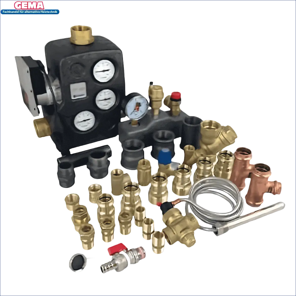 Plumbing and heating components for Anschluss Paket Defro Firewood RST241112S DN2801S