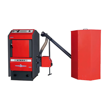 Atmos Pelletsilo mit kompakter Bauweise für effiziente Pelletlagerung - GEMA Shop