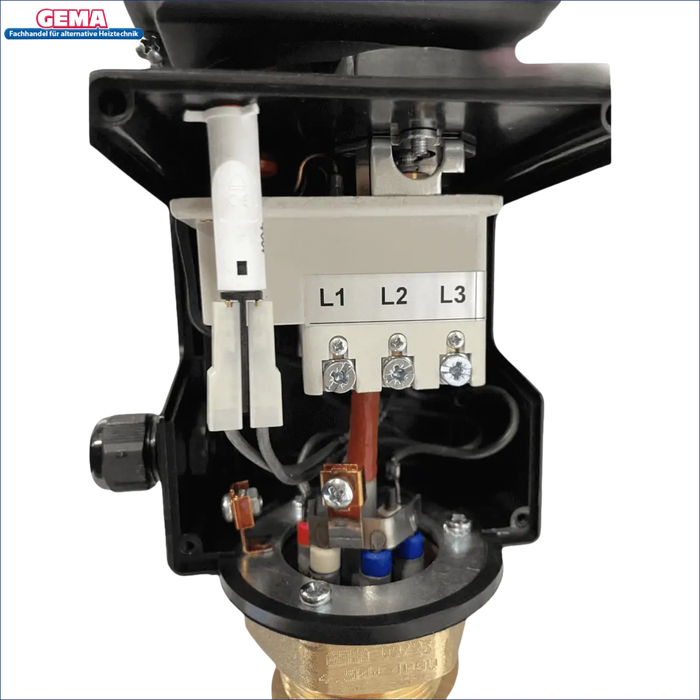 Elektrischer Anschlusskasten für Elektroheizstab Heizstab Heizpatrone 3 kW AG 1 ½