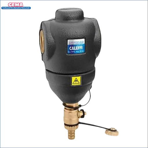 Schwarzer und messing Wasserfilter für Caleffi DIRTMAG Schlammabscheider
