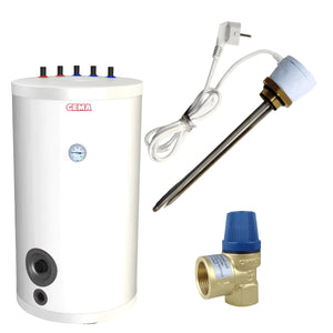 Brauchwasserspeicher 180L ⚡ mit 3kW Heizstab, ideal für Haushalt & Gewerbe, effiziente Warmwasserversorgung.