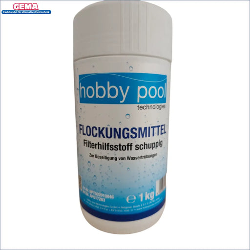 Flockungsmittel 1 kg für Pool 💧 zur effizienten Beseitigung von Wassertrübungen. Ideal für klares Wasser! 🏊‍♂️