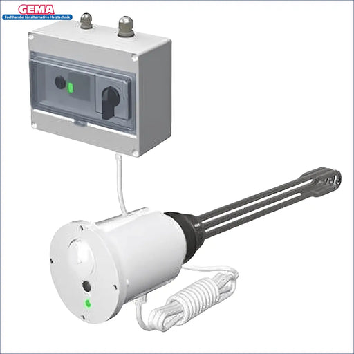 Einstellbare 6 kW Elektroheizpatrone mit Schaltschütz und Nockenschalter für Heiz- und PV-Anlagen 🔥⚡