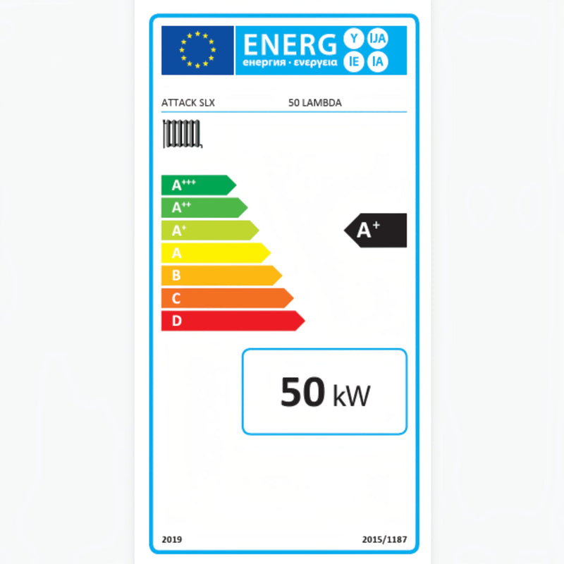 Котел на дървесен газ Attack SLX Lambda Touch 50 kW – Ефективен и иновативен - GEMA Shop