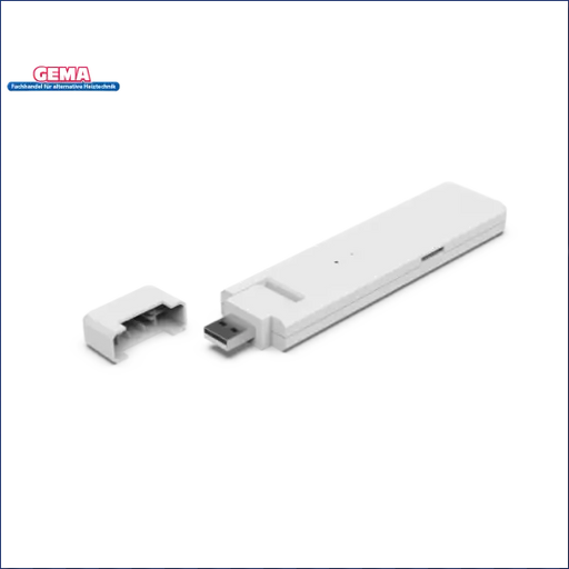 Weißer USB-Dongle mit Schutzkappe für Hoymiles DTU-WLite WLAN-Stick für HM Mikrowechselrichter