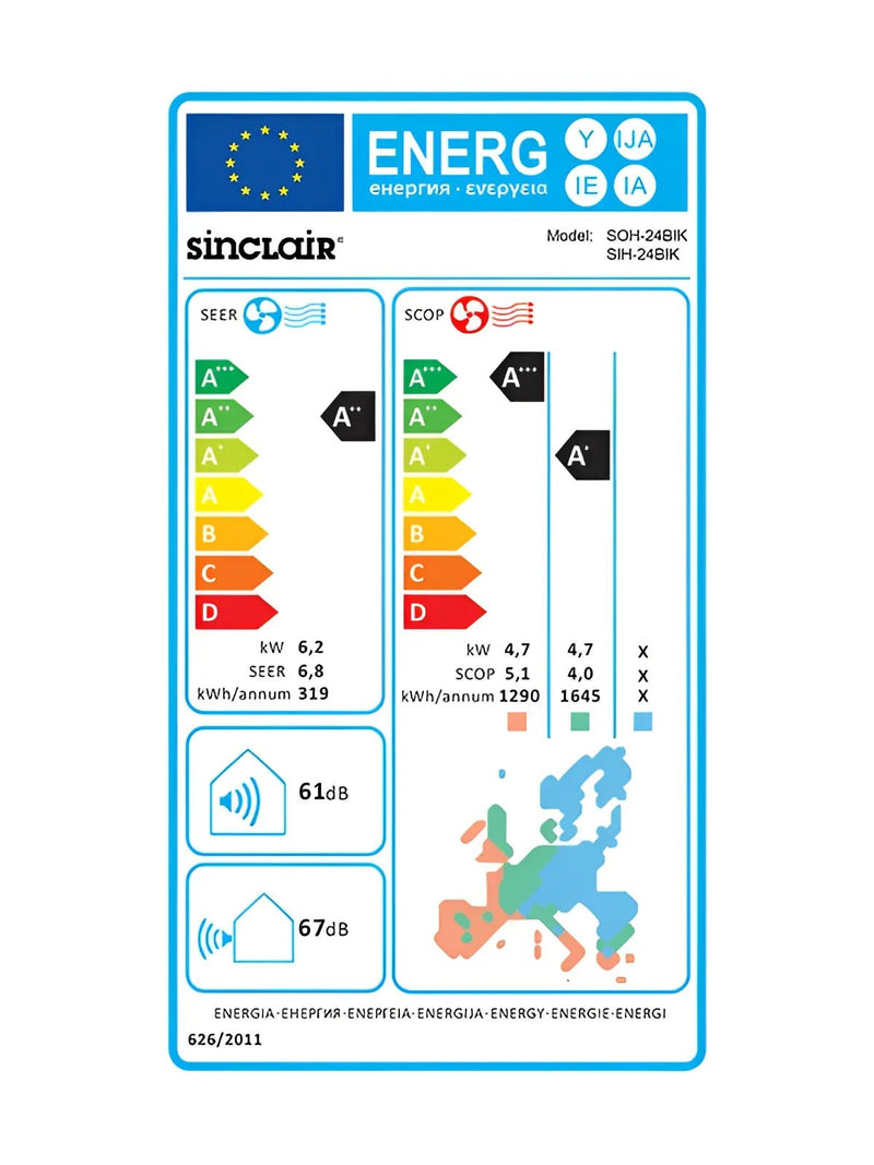 Keyon Split - Klimaanlage YAA1FB6 mit Frostschutz Funktion - GEMA Shop