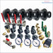 Plumbing manifold with various fittings for Kombispeicher und Boilerzubehör