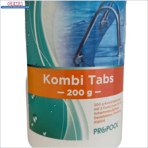 Kombi Tabs 200g 🏊‍♂️ - effiziente Wasseraufbereitung für Schwimmbäder, Desinfektion & Algenbekämpfung!