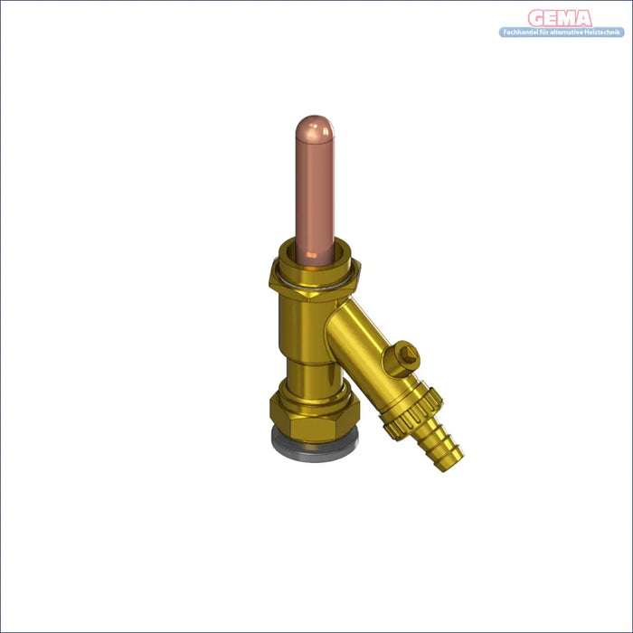 Messing-Armatur mit Kupferleitung für Mini-Pufferspeicher Lovato Bomber 50 C