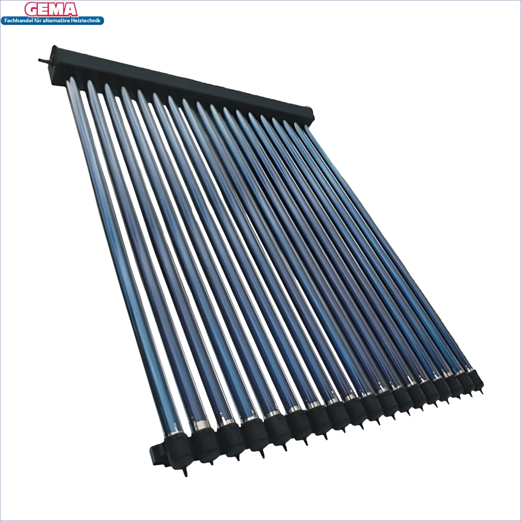 Evakuierte Röhrenkollektoren für effiziente Solarwärme im Solarpaket Röhrenkollektor HP30