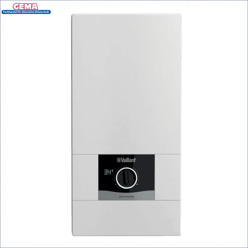 Vaillant Durchlauferhitzer electronic VED für Bad und Küche, liefert warmes Wasser 🌊, energieeffizient und platzsparend.