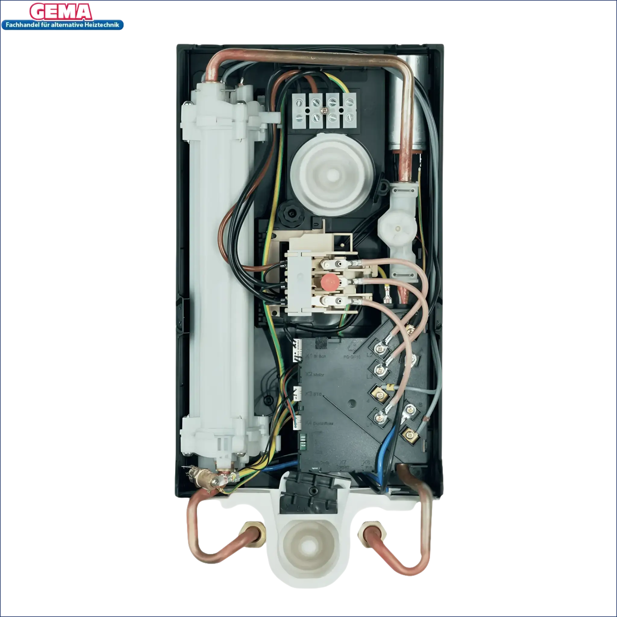 Innenleben des Vaillant Durchlauferhitzer elektronisch gesteuert 400V 50Hz