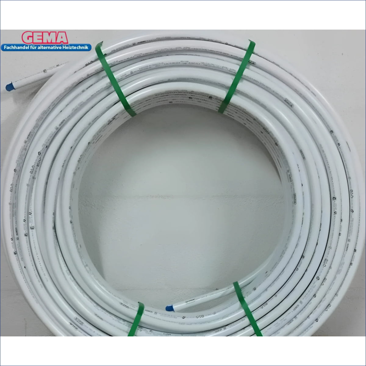 Original Wavin PE-XC Verbundrohr 16x2 in weiß, 25 Meter Rolle