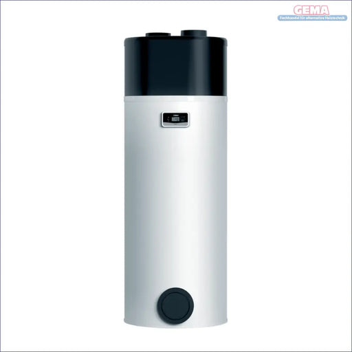 Zylindrischer Warmwasserbereiter mit Digitalanzeige und Wärmepumpentechnologie